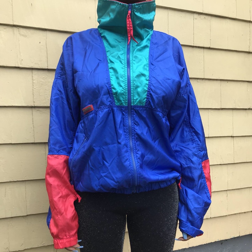 columbia windbreaker sz M